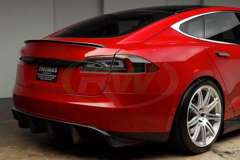 Tesla Model S Carbon Fiber Trunk Spoiler