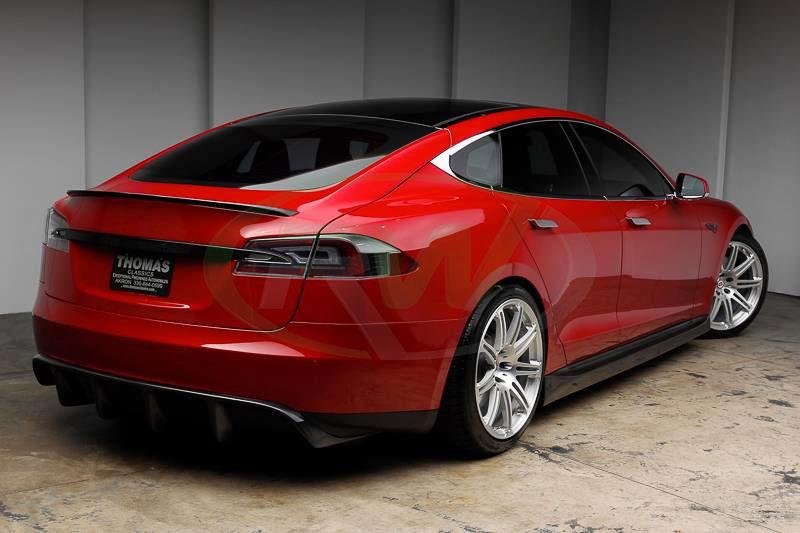 Tesla Model S Carbon Fiber Trunk Spoiler