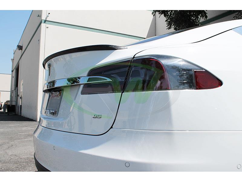 Tesla Model S Carbon Fiber Trunk Spoiler