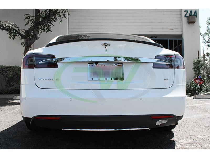 Tesla Model S Carbon Fiber Trunk Spoiler