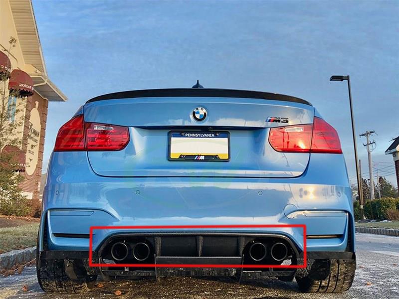 BMW F8X M3 M4 Varis Style CF Rear Diffuse