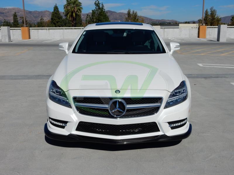 Mercedes W218 CLS550 Carbon Fiber Front Lip Spoiler