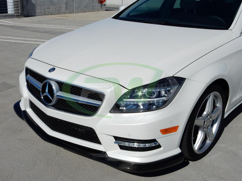 Mercedes W218 CLS550 Carbon Fiber Front Lip Spoiler