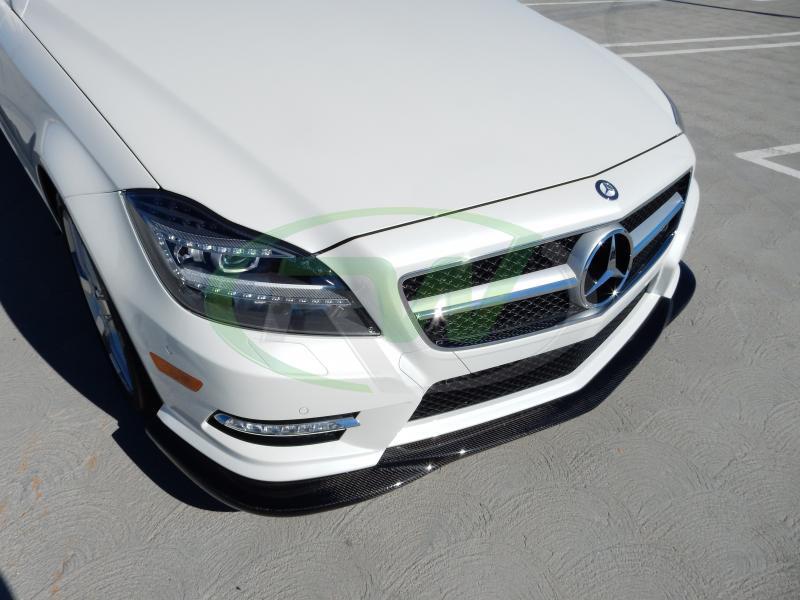 Mercedes W218 CLS550 Carbon Fiber Front Lip Spoiler