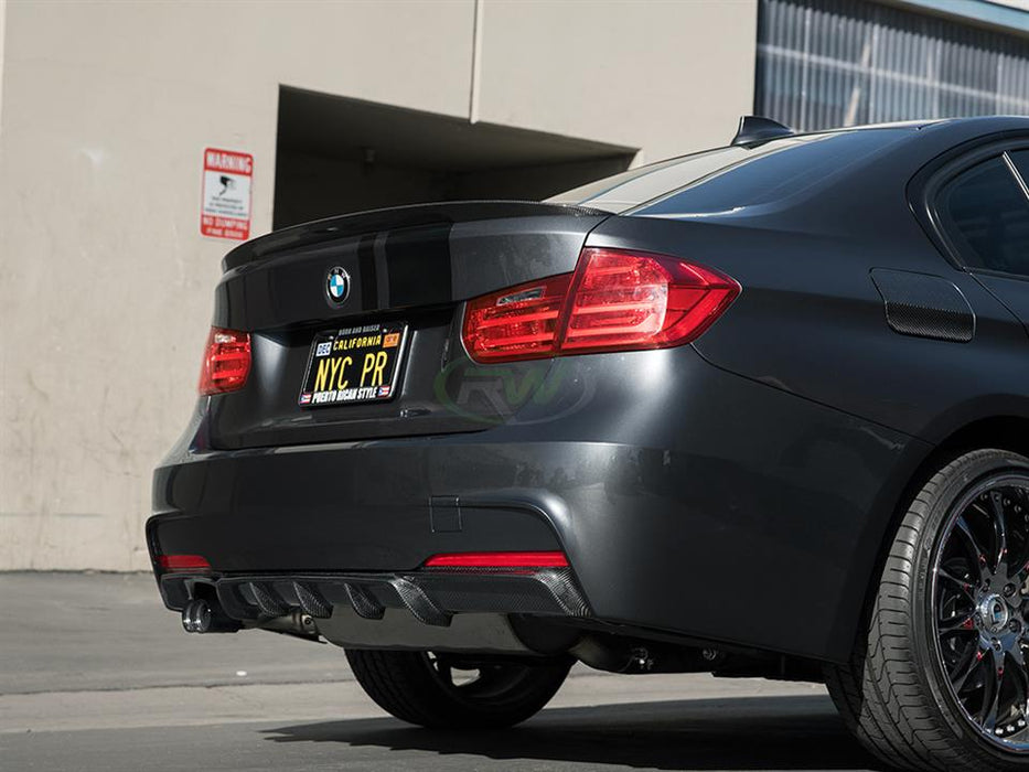 BMW F30 F31 Performance Style Carbon Fiber Diffuser