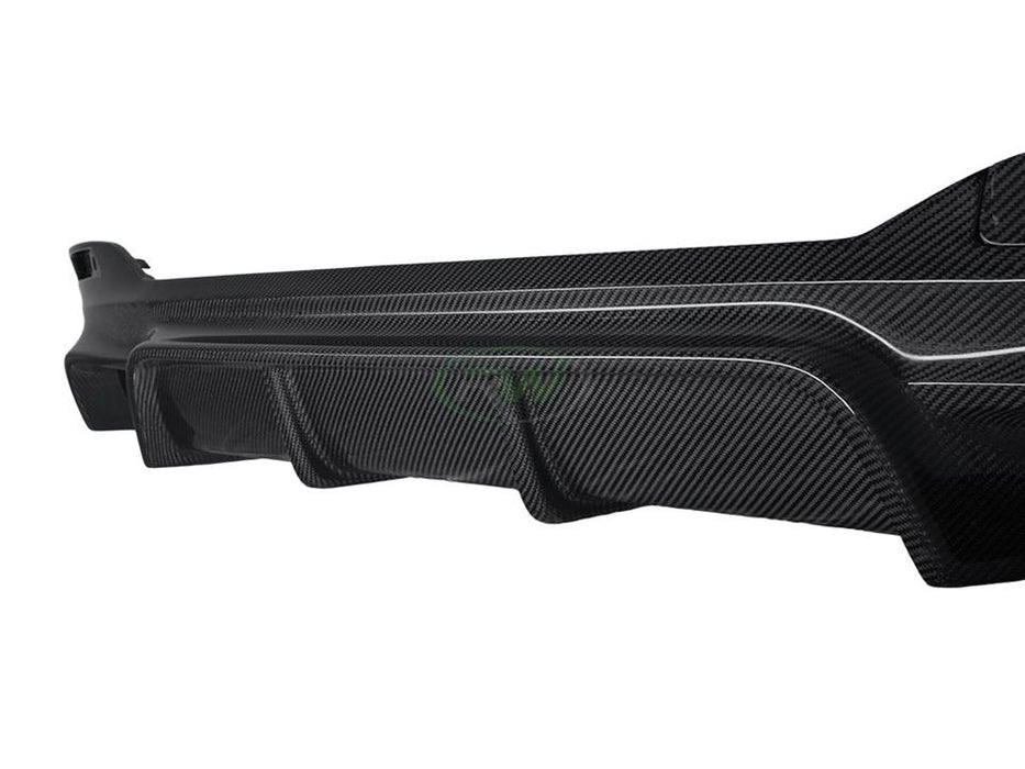 BMW G30 EC Style Carbon Fiber Rear Diffuser