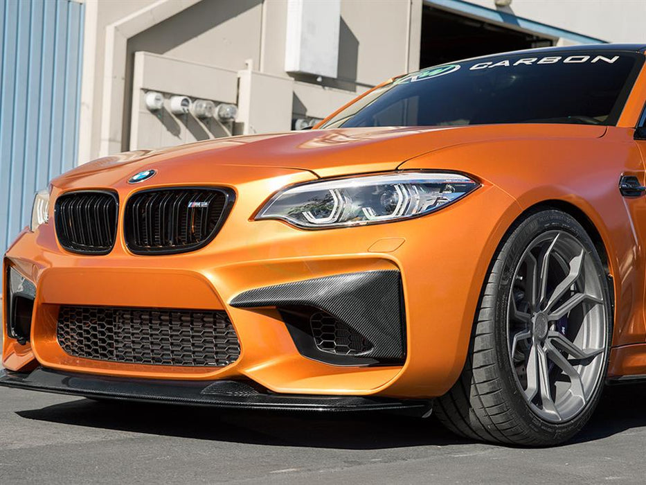 BMW F87 M2 Carbon Fiber Upper Bumper Splitters