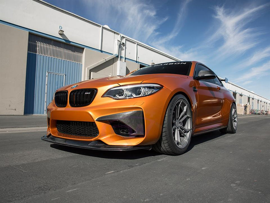 BMW F87 M2 Carbon Fiber Upper Bumper Splitters