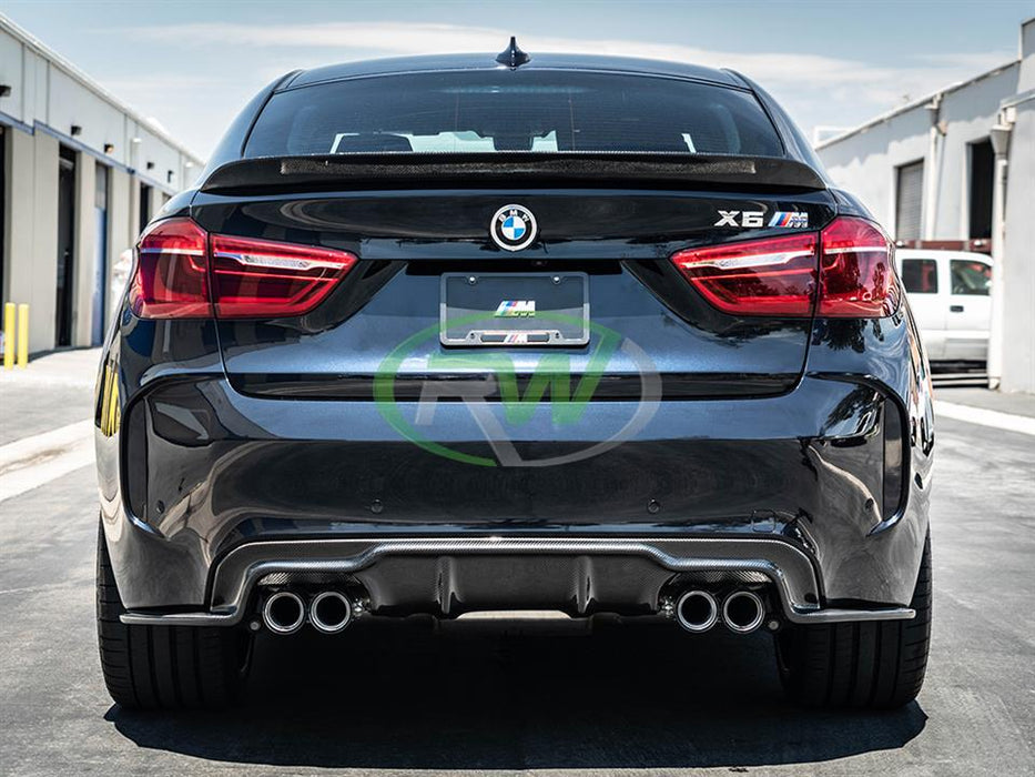 BMW F86 X6M 3D Style Carbon Fiber Diffuser