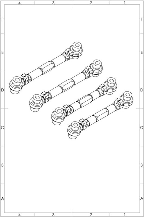 Rear Upper Arm Links for BMW E9X/E8X