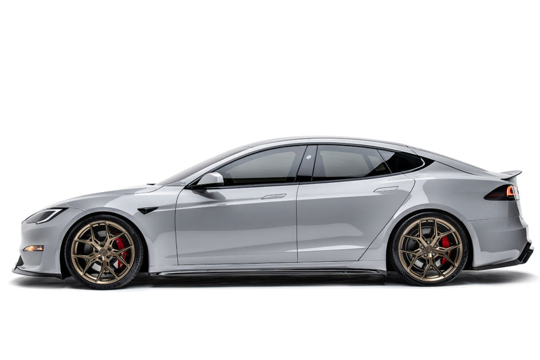 ADRO Tesla Model S Carbon Fiber Side Skirt Set