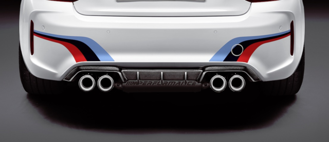 M Performance Carbon Fiber Rear Diffuser - 51192361666