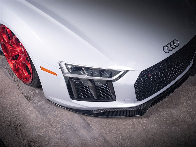 Audi R8 4S Carbon Fiber Front Lip Spoiler