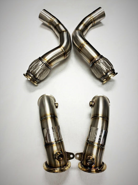 Competition Series Catless Downpipes S63M Engine