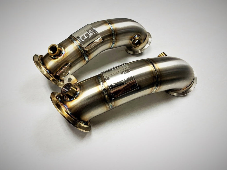 Competition Series Catless Primary Downpipe S63M Engine