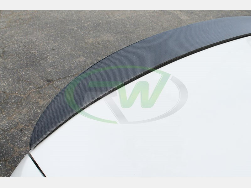 BMW E92 M3 1x1 Carbon Fiber Perf Style Trunk Spoiler