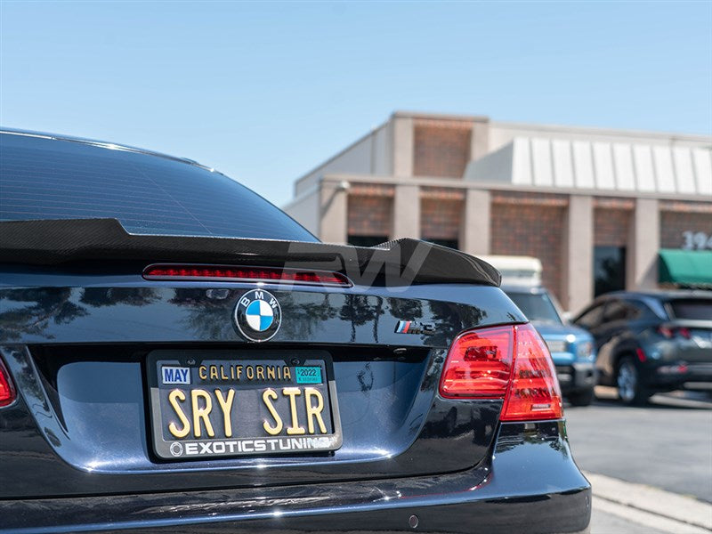 BMW E93 M4 Style Carbon Fiber Trunk Spoiler