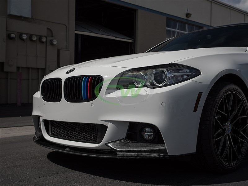 BMW F10 Performance Style CF Front Lip Spoiler