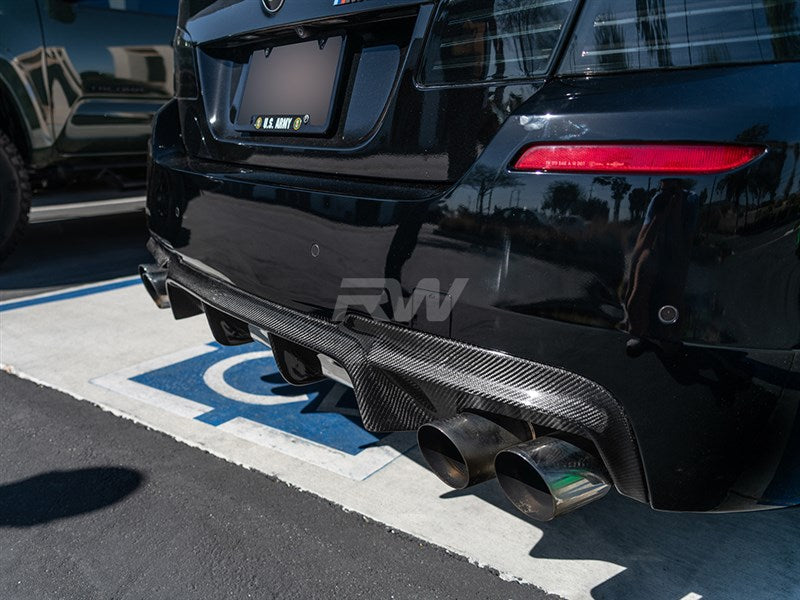 BMW F10 M Sport DTM Carbon Fiber Rear Diffuser