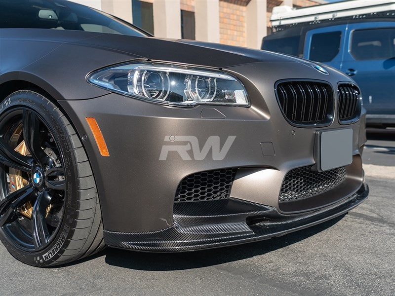 BMW F10 M5 3D Style Carbon Fiber Front Lip