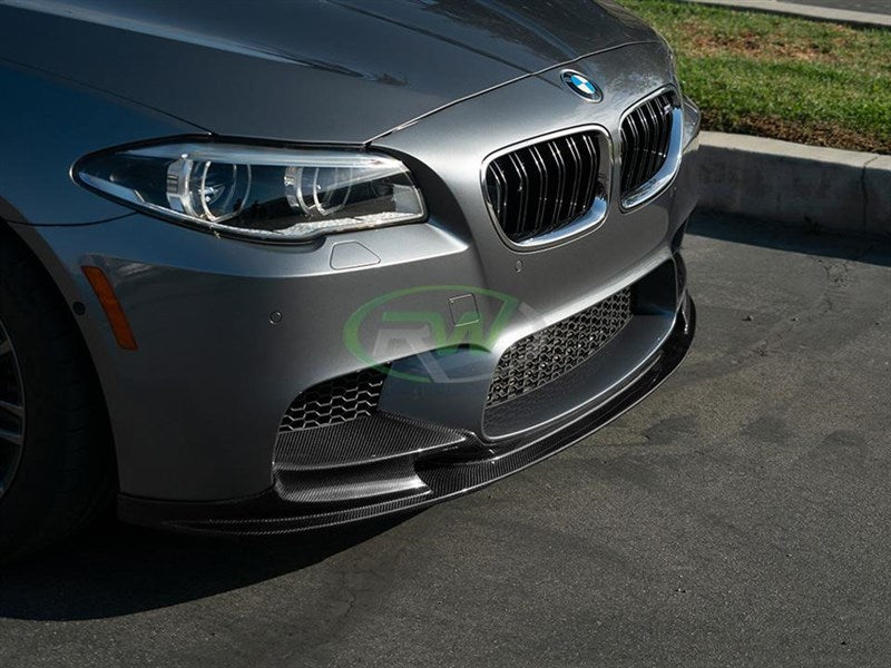 BMW F10 M5 3D Style Carbon Fiber Front Lip