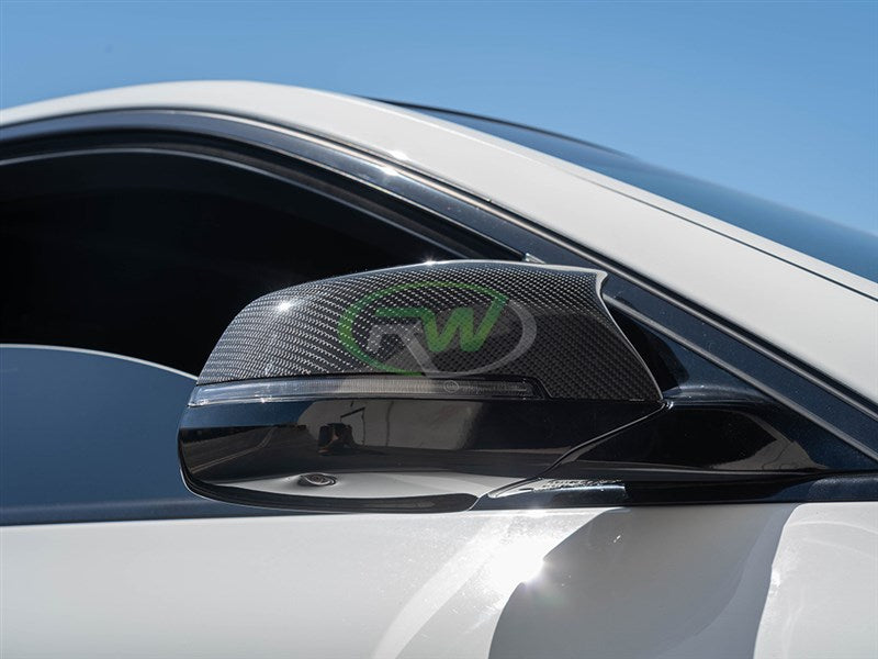 BMW F10 F13 F01 M Styled CF Mirror Cap Replacements