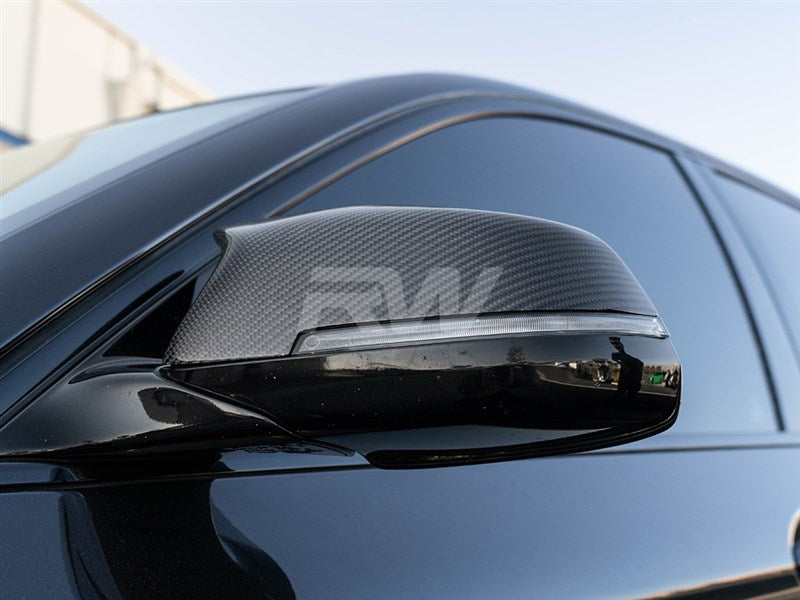 BMW F10 F13 F01 M Styled CF Mirror Cap Replacements