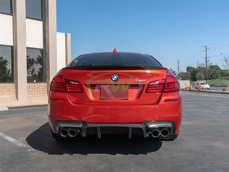 BMW F10 M4 Style Carbon Fiber Trunk Spoiler