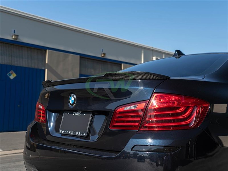 BMW F10 CS Style Carbon Fiber Trunk Spoiler