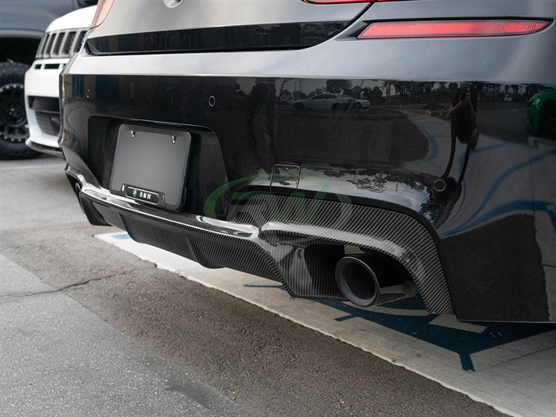 BMW F06 F12 F13 3D Style Carbon Fiber Diffuser