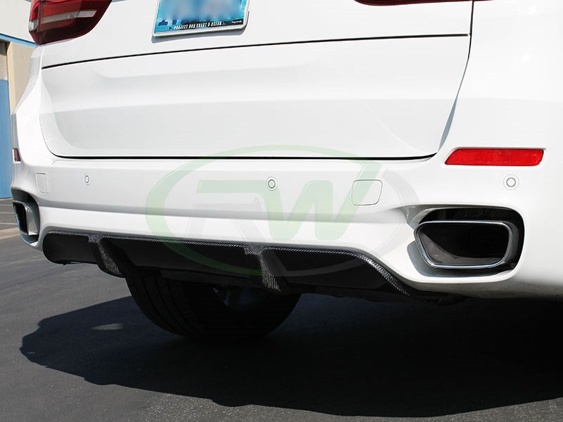 BMW F15 X5 M Sport Carbon Fiber Rear Diffuser