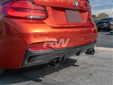 BMW F22 F23 Exotics Style CF Rear Diffuser