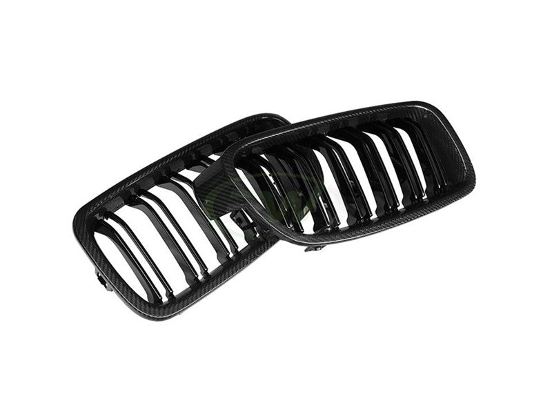 BMW F30/F31 Double Slat Carbon Fiber Grilles