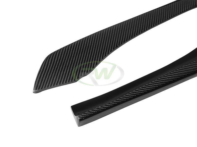 BMW F30 Carbon Fiber Rear Bumper Splitters