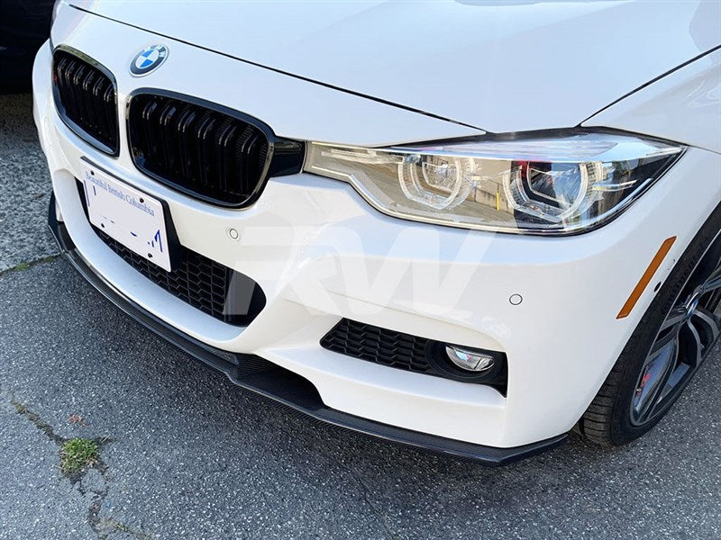 BMW F30 M-Sport R Style Carbon Fiber Front Lip