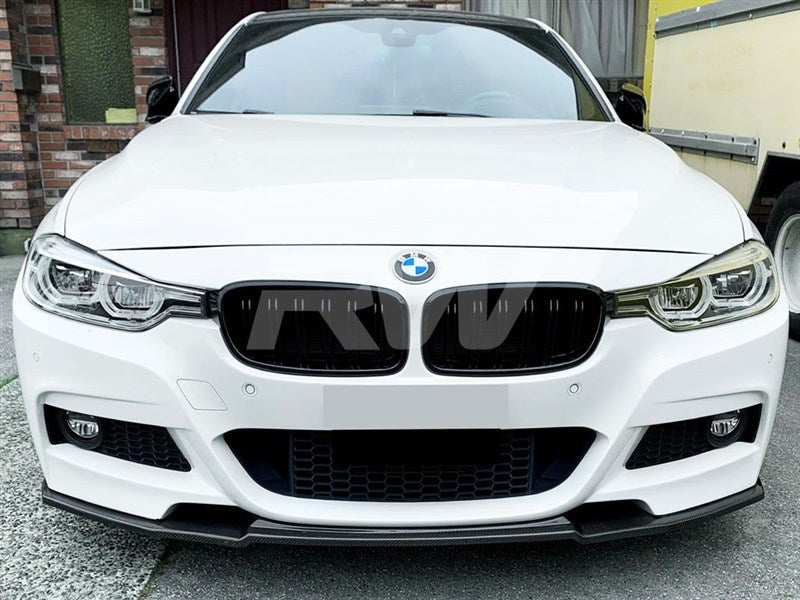 BMW F30 M-Sport R Style Carbon Fiber Front Lip