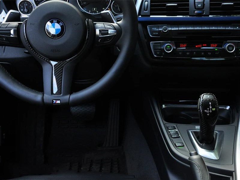 BMW Carbon Fiber Steering Wheel Trim M-Sport