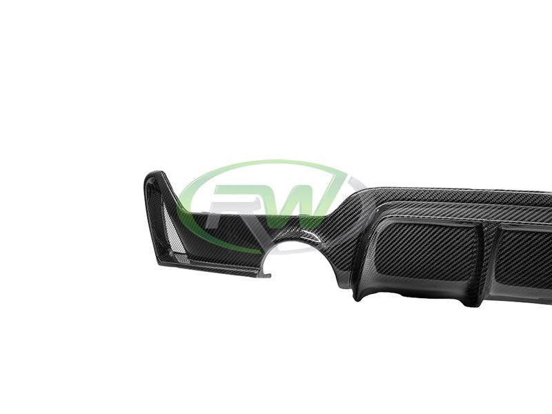 BMW F32 F33 F36 Performance Style Carbon Fiber Diffuser