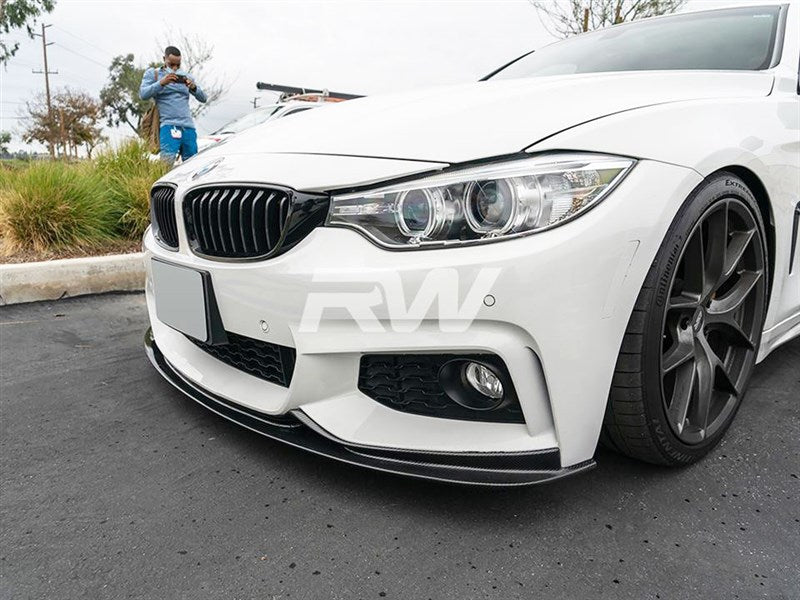 BMW F32 F33 F36 3D Style Carbon Fiber Front Lip