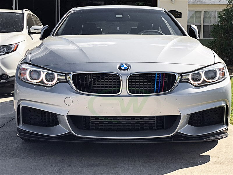 BMW F32 F33 F36 3D Style Carbon Fiber Front Lip