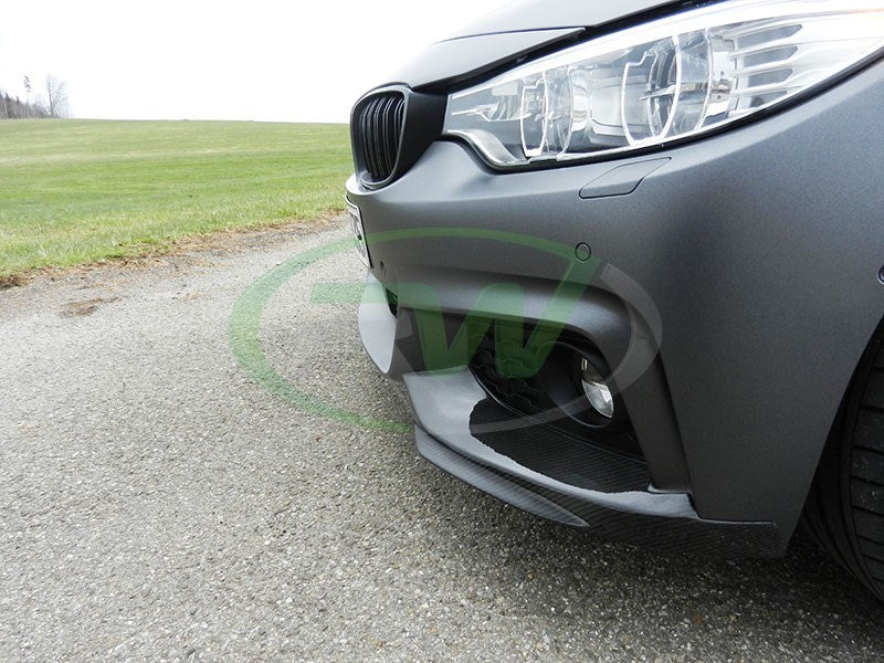 BMW F32 F33 F36 Performance Style Full Carbon Fiber Splitters