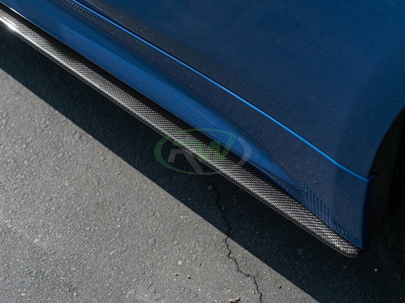 BMW F32 F33 F36 Carbon Fiber Side Skirt Extensions