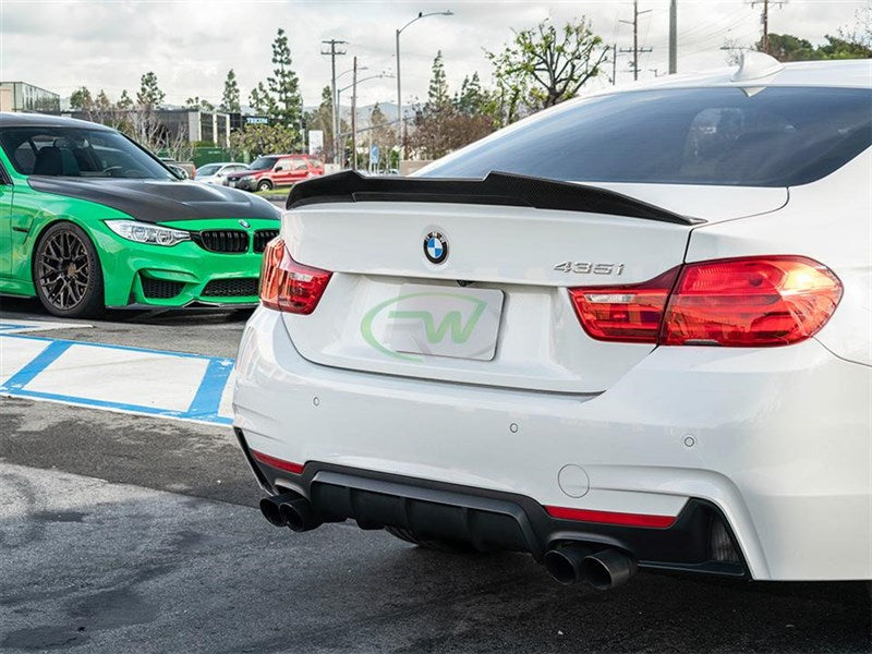 BMW F32 GTX Style Carbon Fiber Trunk Spoiler