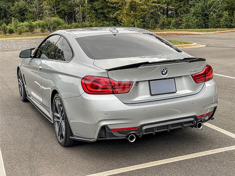 BMW F32 F33 F36 Carbon Fiber Rear Bumper Splitters