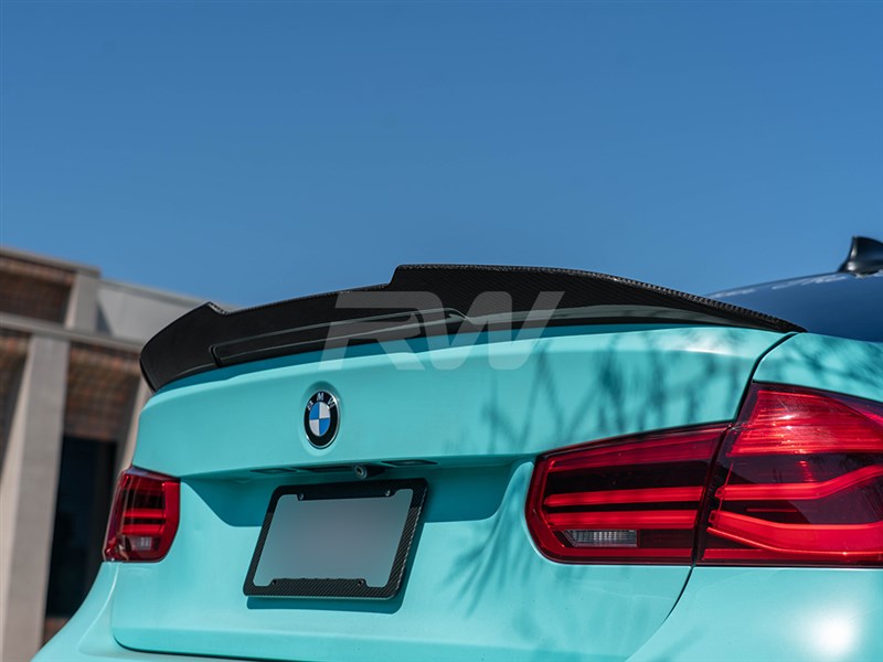 BMW F30 / F80 M3 GTX V2 Carbon Fiber Trunk Spoiler