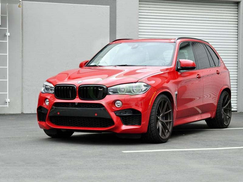 BMW F85 X5M F86 X6M Carbon Fiber Front Bumper Trim