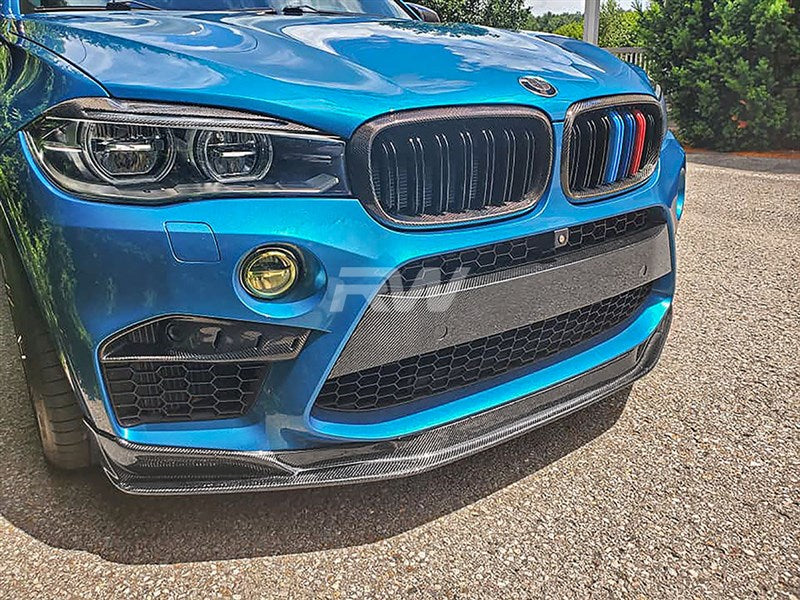 BMW F85 X5M F86 X6M Carbon Fiber Front Bumper Trim