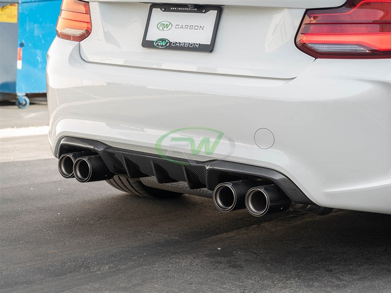 BMW F87 M2 Performance Style CF Diffuser