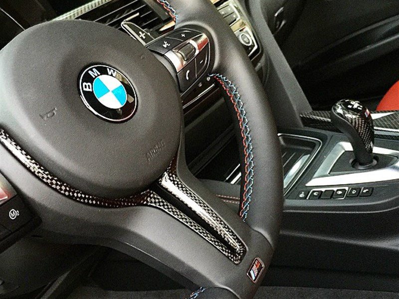 BMW M Inner Carbon Fiber Steering Wheel Trim