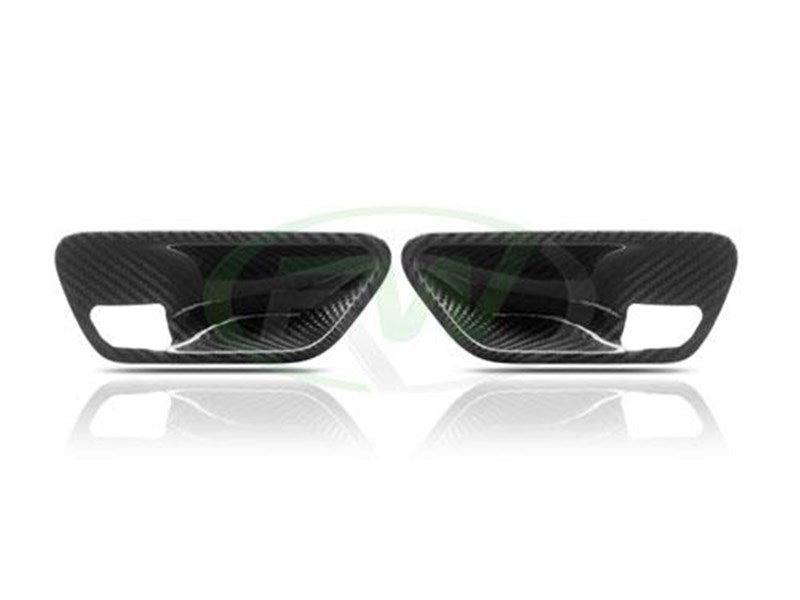 BMW F30 F32 F8x Carbon Fiber Door Handle Trims